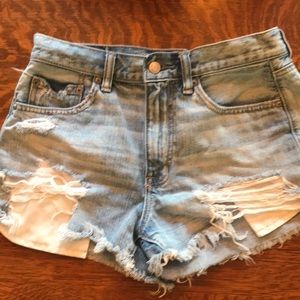 American Eagle hi rise vintage jean shorts